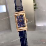 Swiss Quality Copy Jaeger-LeCoultre Reverso One Rose Gold Diamond 20mm